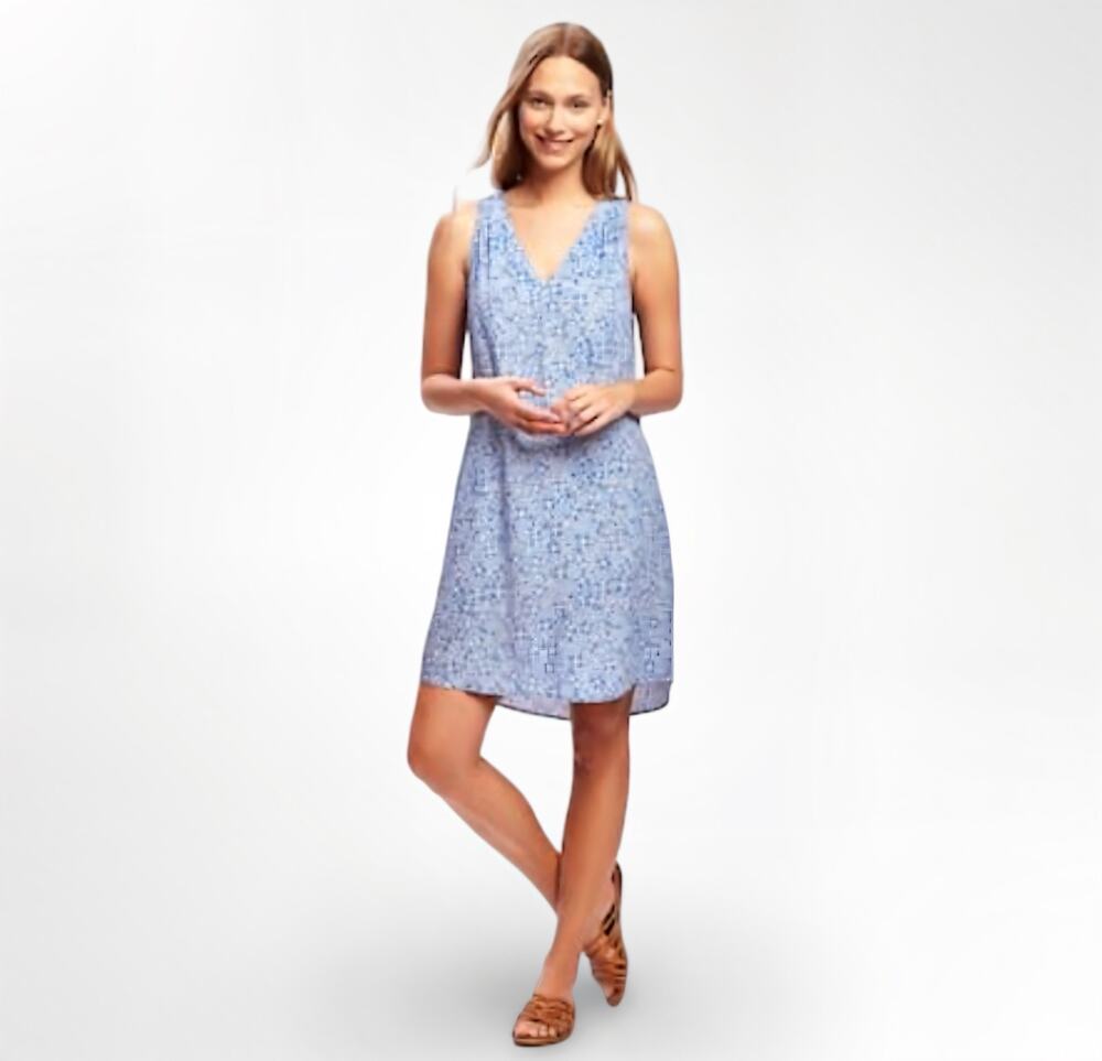 Old Navy Sleeveless Cutout-Back Shift Dress
